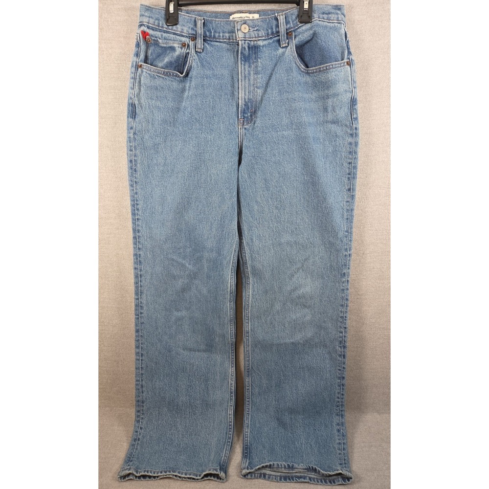 Abercrombie & Fitch The 90S Relaxed Jean High Rise 31 Baggy Stretch Retro Y2K
